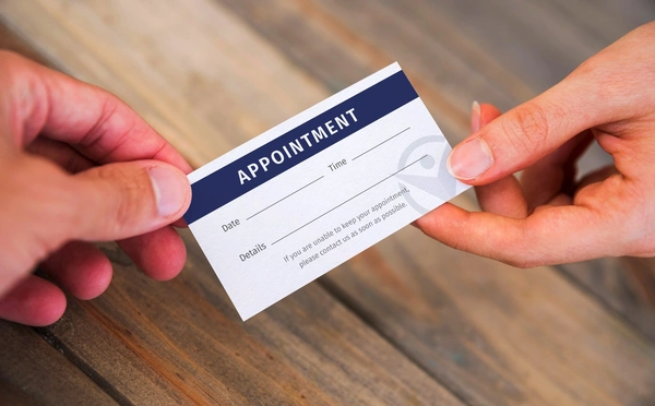  Appointment Card