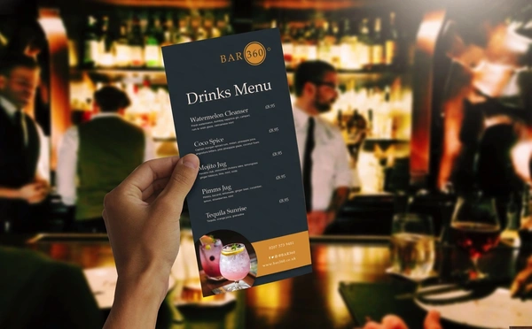  Menu Flat