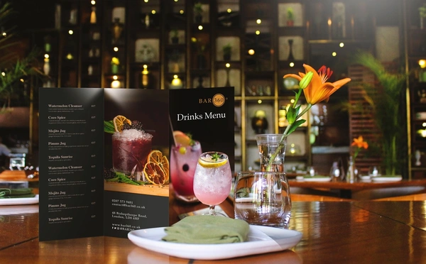  Folded Menu