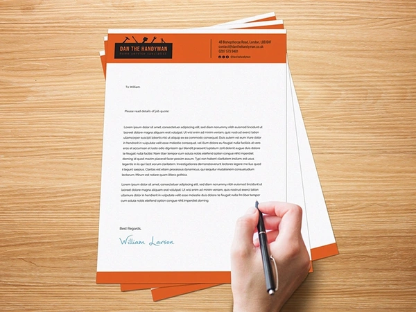  Letterhead